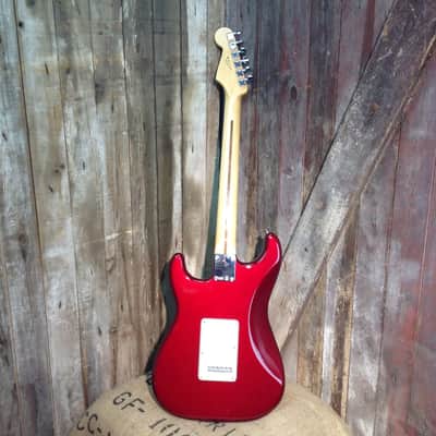 Fender Stratocaster Electric Guitar With Humbuckers Cherry Red image 5
