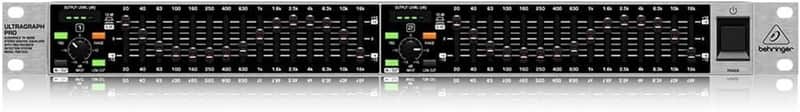 Behringer HD 15-Band Stereo Graphic Equalizer with FBQ Feedback Detection System image 1