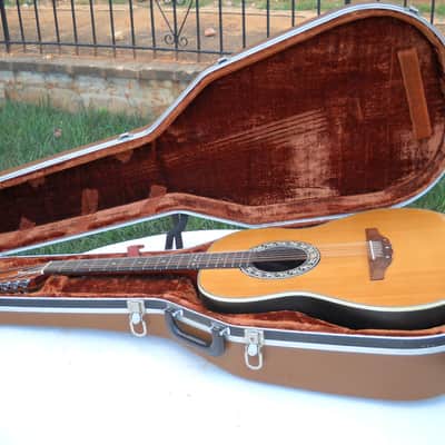 Vintage Ovation 12 String Acoustic Guitar Model No. 1115-4 U.S.A. 129624 w/ case image 1