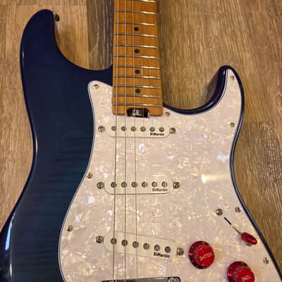 EART Corsair w/ DiMarzio Kotzen - Transparent Blue Burst image 5