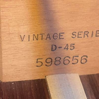 Martin Vintage Series D-45 VR 1997 - flagship of Martin guitars – abslutely rare - check video! image 20