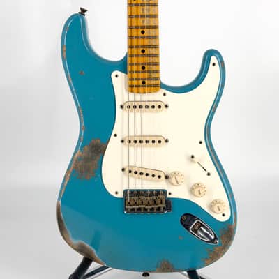 2020 Fender Custom Shop ’56 Heavy Relic Stratocaster – Taos Turquoise image 4