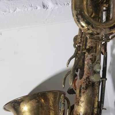 1934 BUESCHER TRUE TONE BARITONE SAX USA image 10
