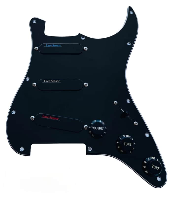 LACE Sensor Ultimate Triple Loaded Pickguard - Black image 1