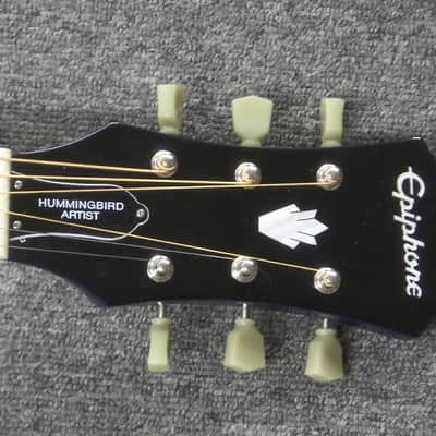 Epiphone Hummingbird Artist Acoustic Guitar Blueburst image 3