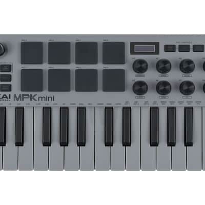 Akai MPK Mini mk3 SE Keyboard Controller (Gray) [USED] image 1