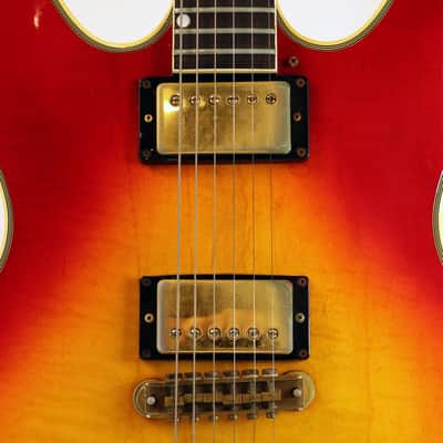 1980 Gibson ES-Artist Moog Active Circuit - Cherry Burst image 4