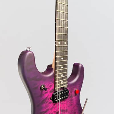 EVH 5150 Deluxe Poplar Burl Electric Guitar - Purple Daze image 6