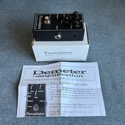 Demeter FUZ-1 Fuzzulator 2010s - Black image 5