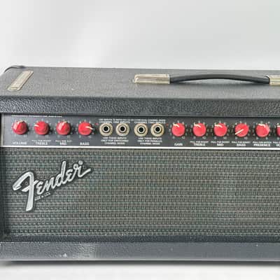 Fender Dual Showman SR Head 1980s - Paul Rivera Designed Red Knobs image 4