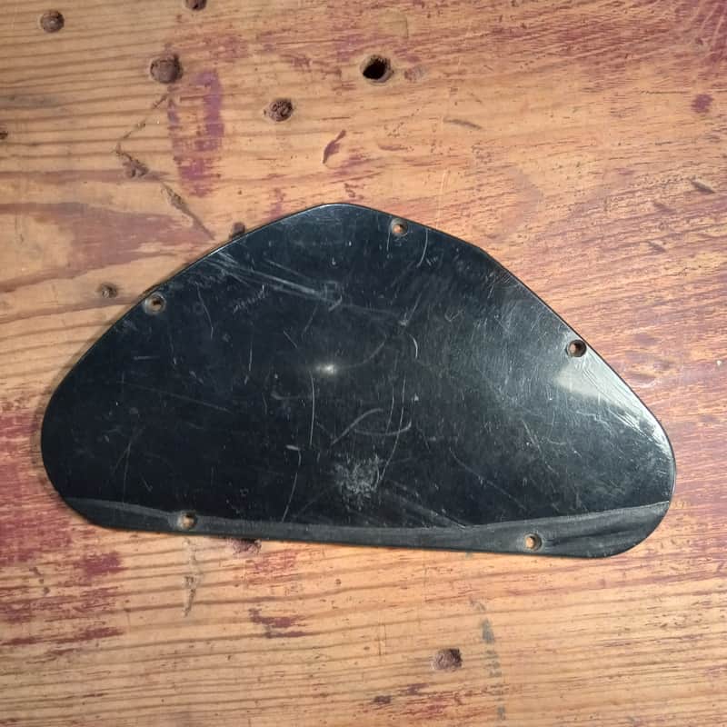 Gibson Non-Reverse Firebird 1965 Cavity Cover - Black image 1