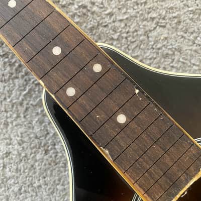 Sunburst 8 String Mandolin Project, Spruce Top, Mahogany Body, Rosewood Fingerboard image 10
