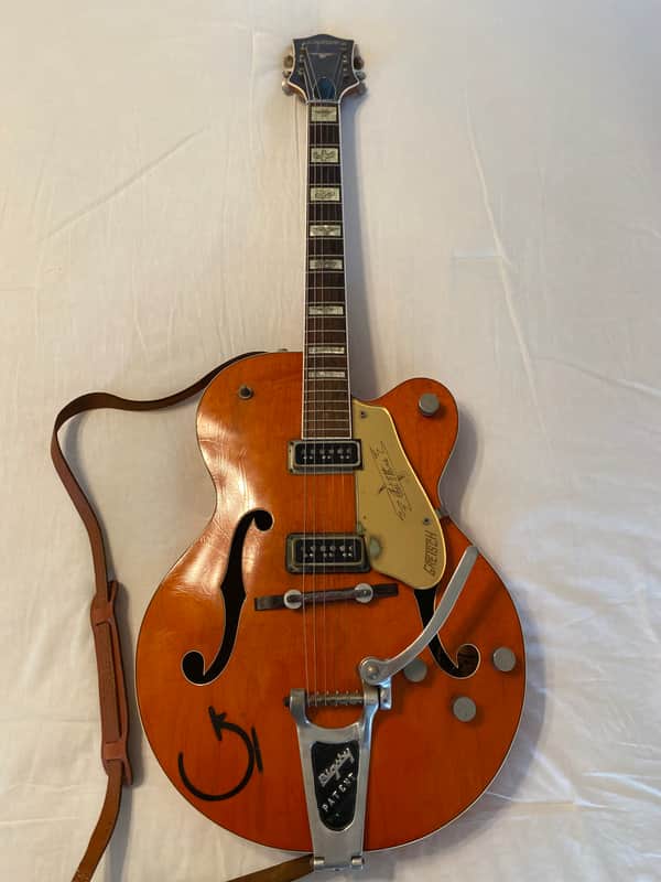 Gretsch 6120 Chet Atkins Hollow Body 1956 - Orange image 1