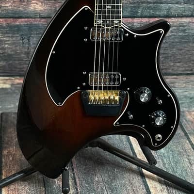 Used Ovation 1973 Deacon Electric Guitar with Matching Ovation Case- Sunburst image 1