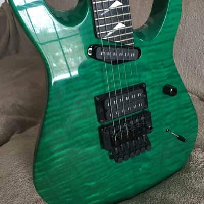 Hamer USA Californian Elite 1990 Transparent Green image 1