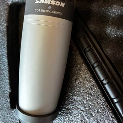 Samson C01 Large Diaphragm Cardioid Condenser Microphone 2010s - Silver image 2