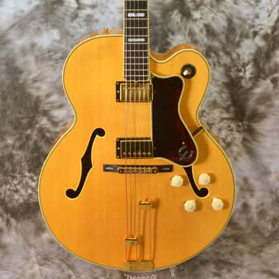 2006 Epiphone Elitist Broadway Guitar in OHSC - Antique Natural image 3