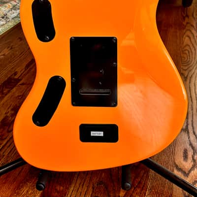 Jericho Guitars Captive Soulmaster w/ no pickguard -Orange Gloss - Gloss image 7