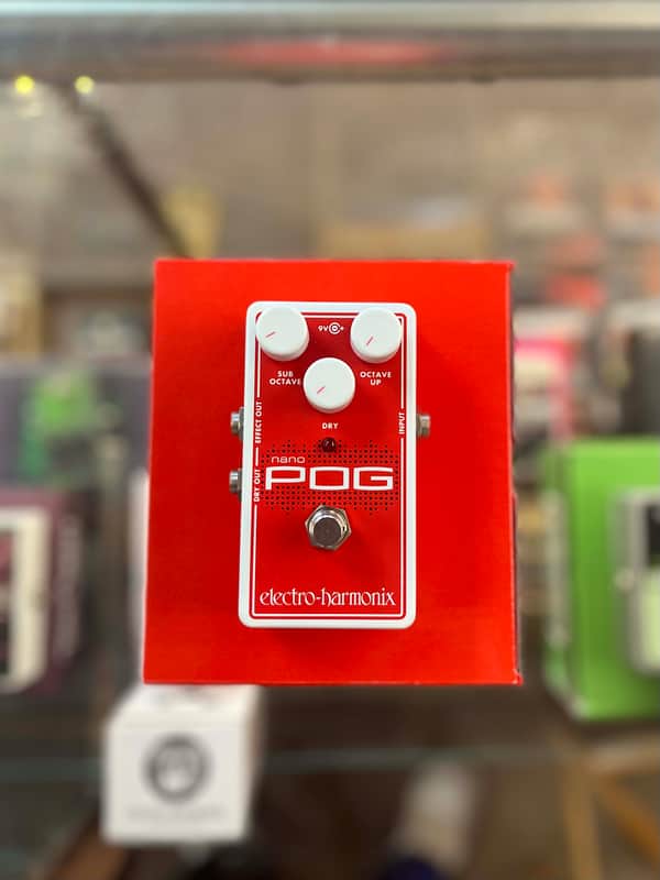 Electro-Harmonix Nano POG Polyphonic Octave Generator 2015 - Present - Red / White image 1