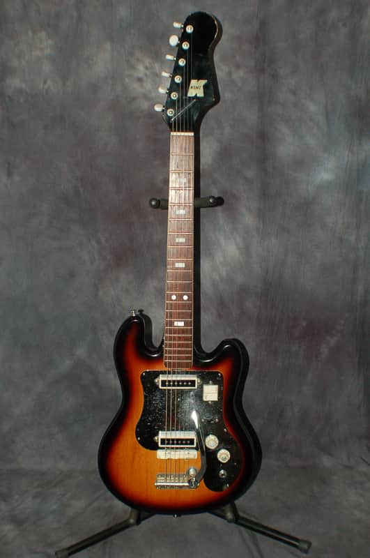 1965 Kent Guyatone made Lido Pro Setup Original Hard Shell Case image 1