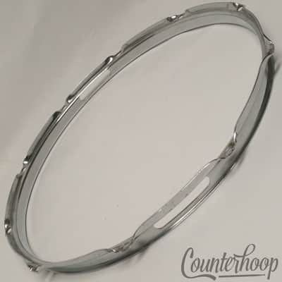 Ludwig 14" Brass Supraphonic Snare Drum Resonant Rim/Hoop COB 10-Lug Vintage 60s image 3