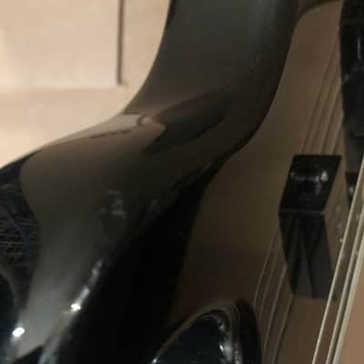 Fender Squier MB-4 Skull Bass 2007 - Gloss Black image 12