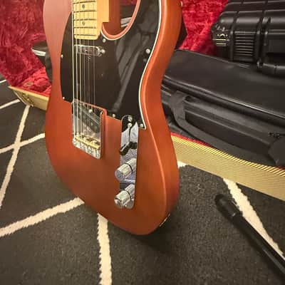 Fender Limited edition American performer timber telecaster  2023  - Timber sasafrass mocha image 5