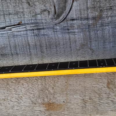 Flame Maple Custom Maple on Rosewood Guitar neck replacement DIY Guitar Neck. image 10