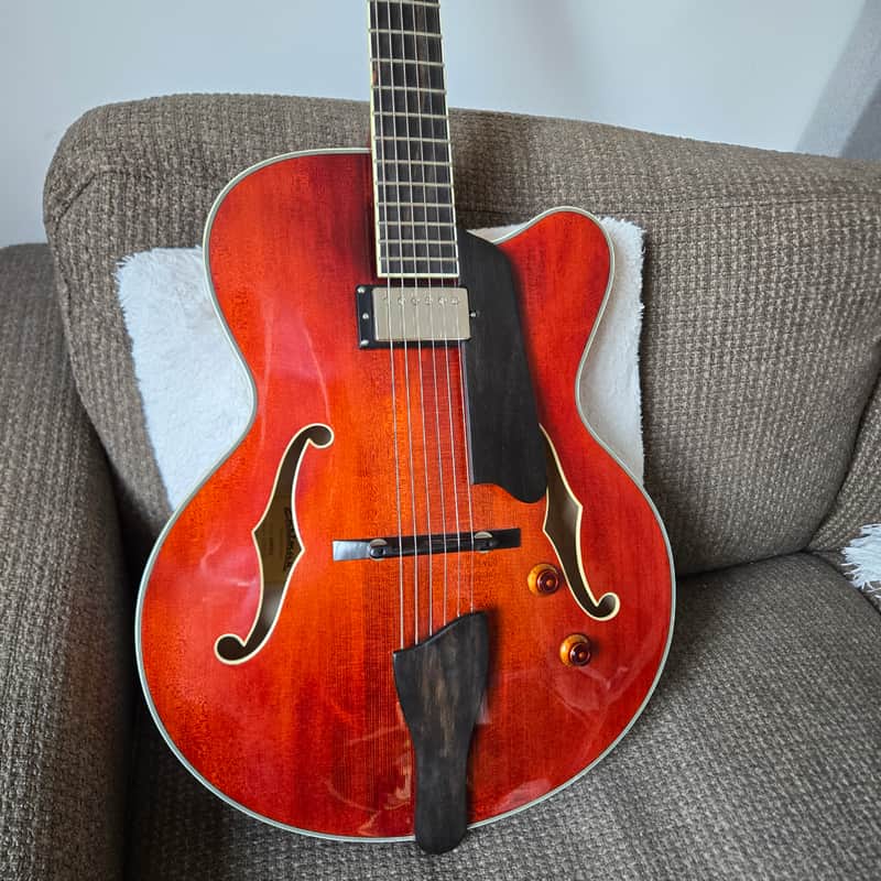 Eastman AR503CE Carved Top Archtop w/upgraded pickup and original case - Free UK Shipping! image 1