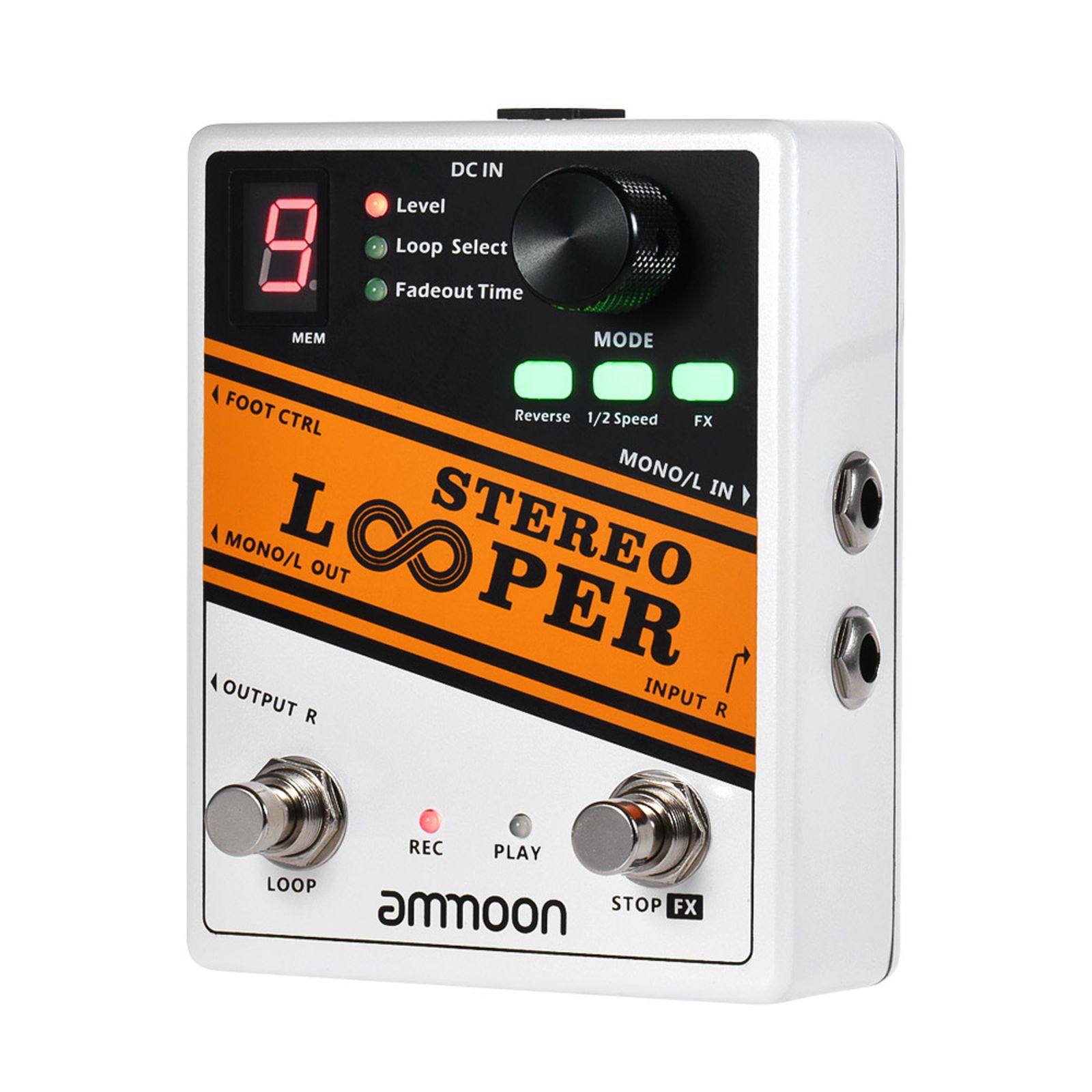 Ammoon Stereo Looper | Reverb