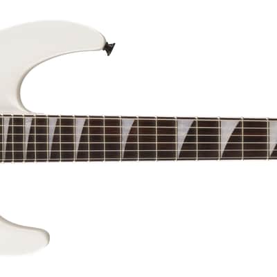 Jackson JS22 Dinky DKA Arch Top Electric Guitar Snow White 24 Fret Maple Neck image 1