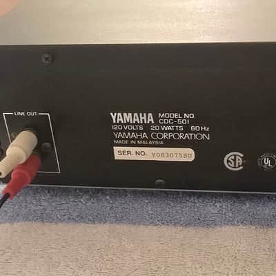 Yamaha CDC-501 Natural Sound 5 disc CD carousel May 1995 - Black image 13