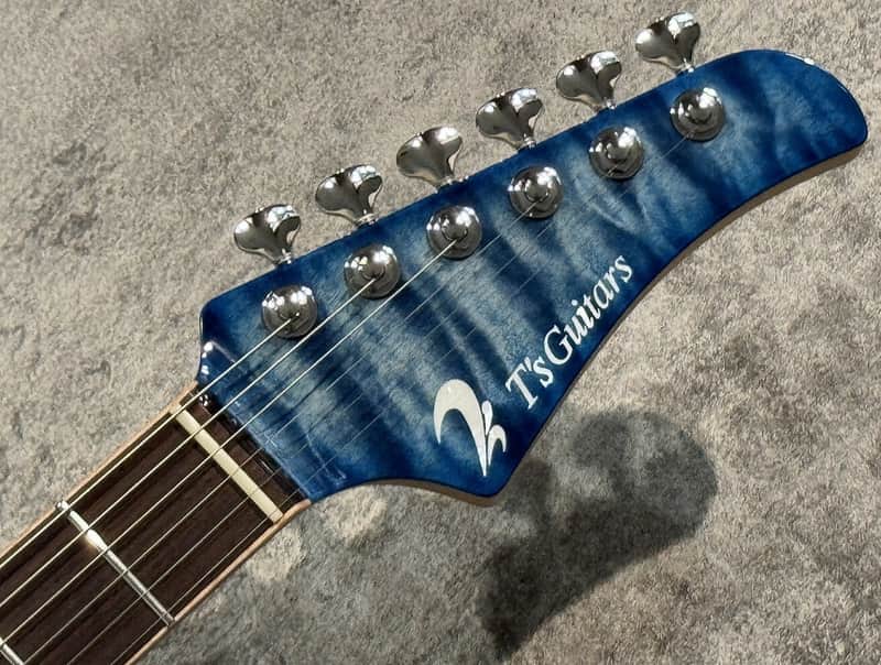 T's Guitars DTL-Hollow 22 Trans Blue Denim Burst[Made in Japan