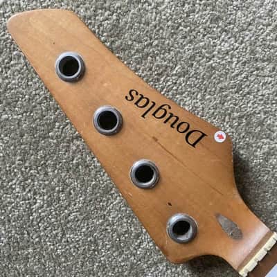 Douglas Roasted Maple Wood 4 String Bass Neck, 20 Frets Fingerboard Fretboard image 8