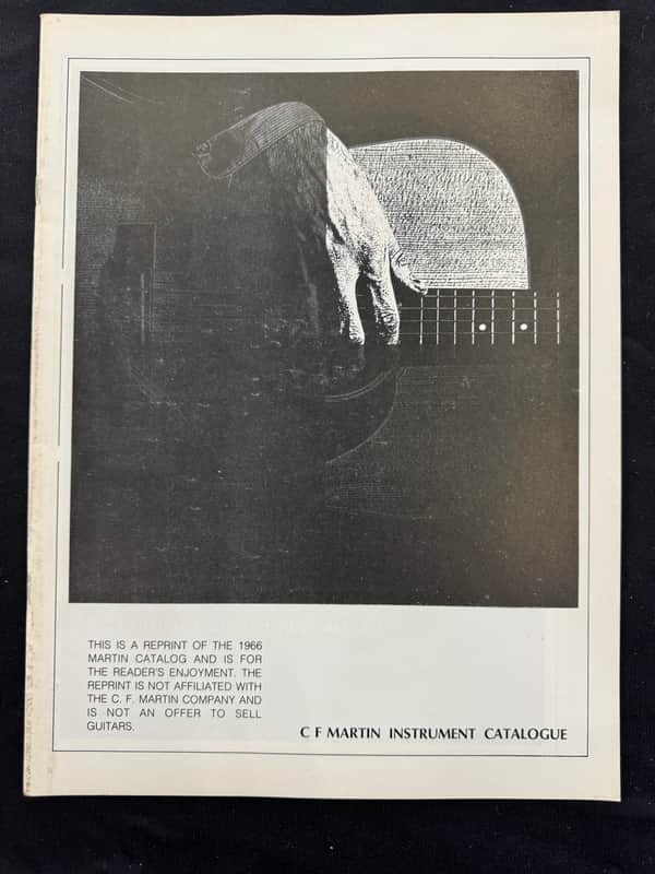 Martin 1966 Catalog Reprint D-28 35 21 18 D12 000 00 GT-70 75 18C 28C image 1
