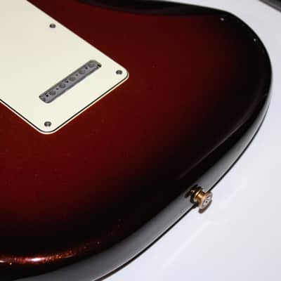 Fender Stratocaster Deluxe Plus HSS guitar 2014 Mystic Sunburst w/ Personality cards image 20