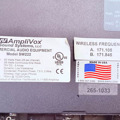 AmpliVox SW222 - Portable Audio System - Vintage image 11