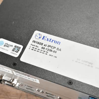 Extron IN1608 IPCP SA Eight-Input Scaling Presentation Switcher CG0021U image 10