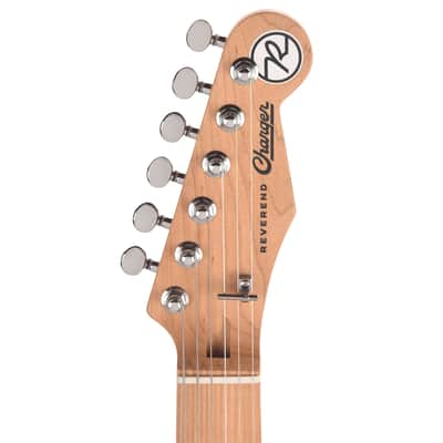 Reverend Charger JR Electric Guitar Midnight Black image 6