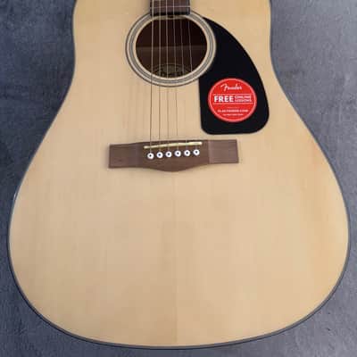 Fender CD-60 Classic Design Series Dreadnought Acoustic Guitar – Natural image 3