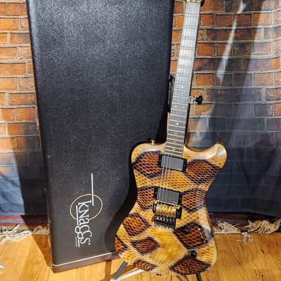 2019 Knaggs Tuckahoe T3 EXQUISITE Diamondback Finish With Hard Case, Original Paperwork, And Dunlop Strap Locks image 2