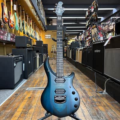 Ernie Ball Music Man John Petrucci Signature Majesty Electric Guitar Blue Silk w/Mono Case image 4