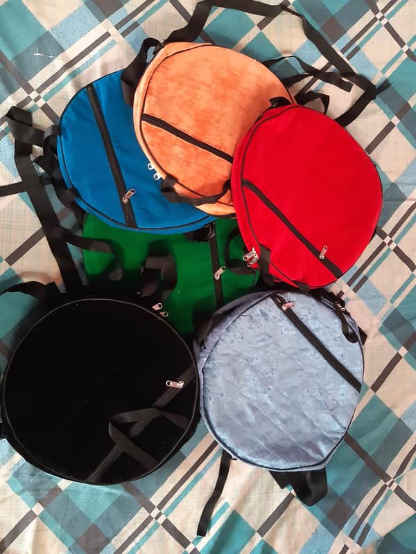 12" inch. VELVET Fabric Handmade Shaman Shamanic wooden frame drum Bag + front One Pocket , Avl. in (4) Four types Hanging belts, Choose any one drum frame bag from the pictures on display image 1