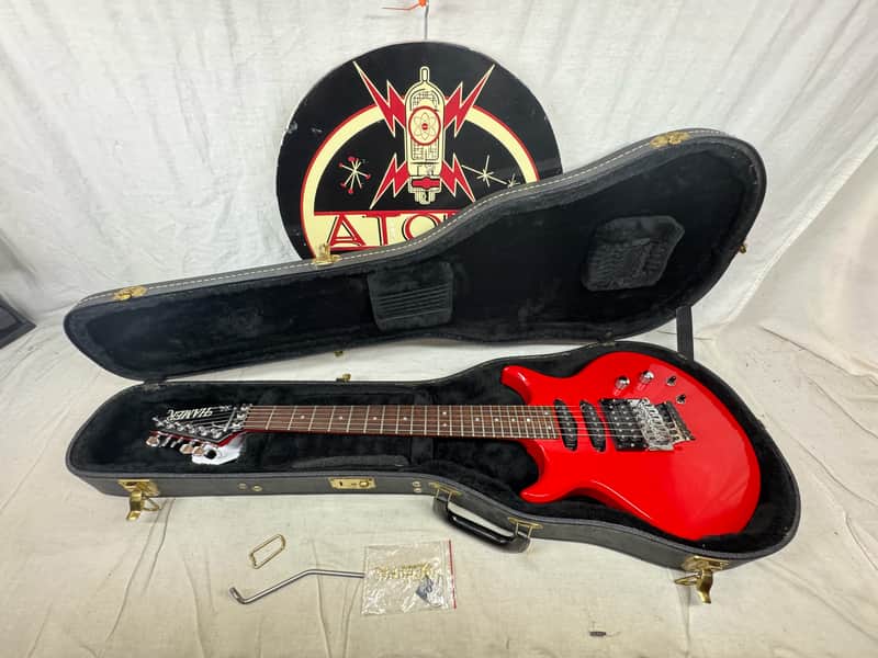 Hamer USA SS1 ss 1 Steve Stevens Signature Guitar with Case 1984 - Red image 1