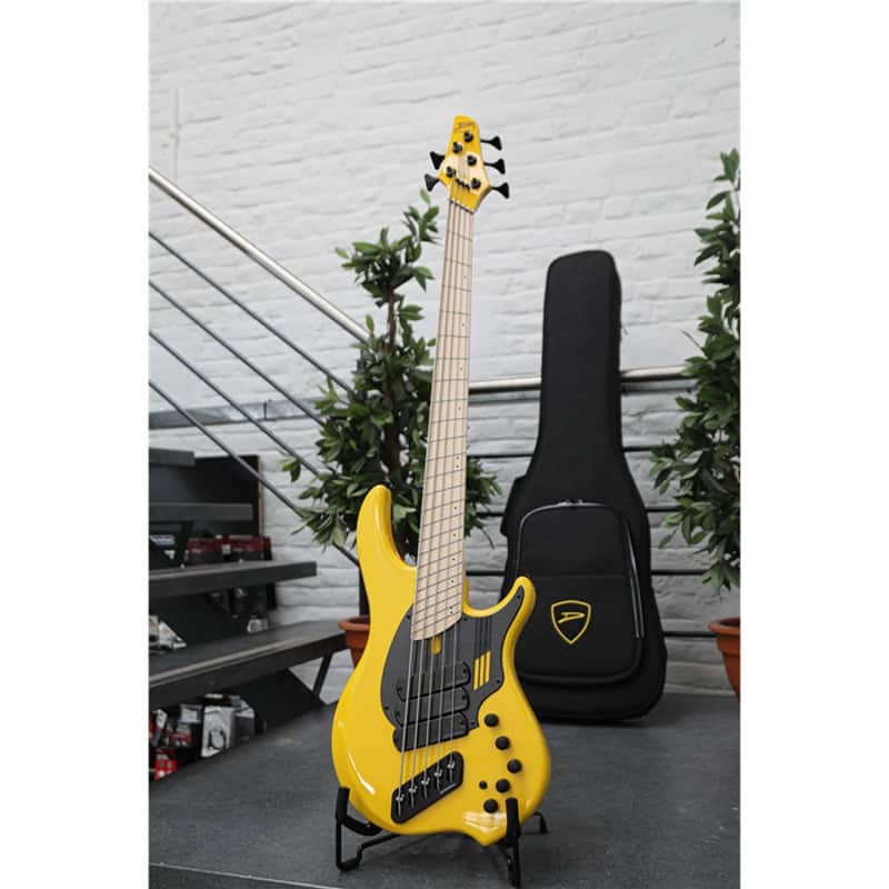 NG3 Dingwall 0 Ferrari Yellow Bass Green Pre-Owned Direct 5-String