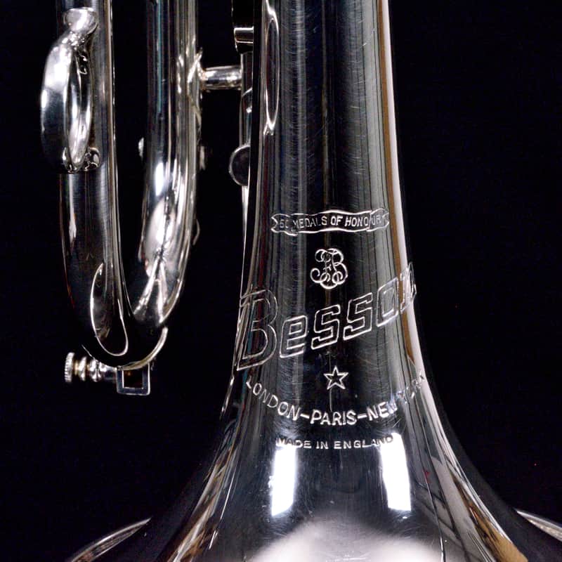 Vintage 1971 Besson New Standard Class A Soprano Cornet in Eb, Silver-Plated with Original 'S' Mouthpiece image 1
