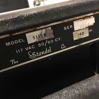 1966 Standel Vintage The Super Imperial XV Model SI15 2x15 140w Solid-State Guitar Combo Amp image 10