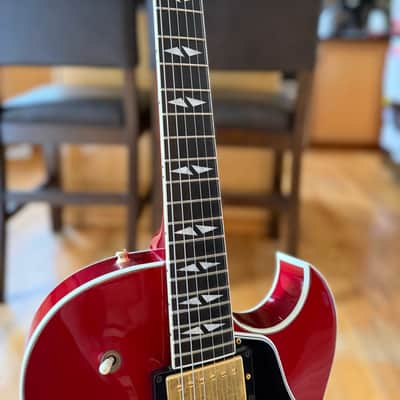2009 Gibson ES-137 Custom – Candy Apple Red | All Original | Varitone Circuit | COA | Original Hardshell Case image 3