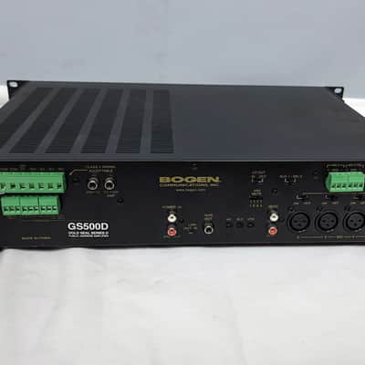 Bogen GS500D Gold Seal Series D 500W Power Amplifier with EQ image 8