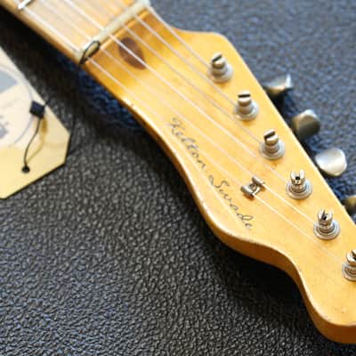 Kelton Swade 1952 Blackguard Tele Style Electric  Guitar Butterscotch Blonde Heavy Relic + Hard Case image 11